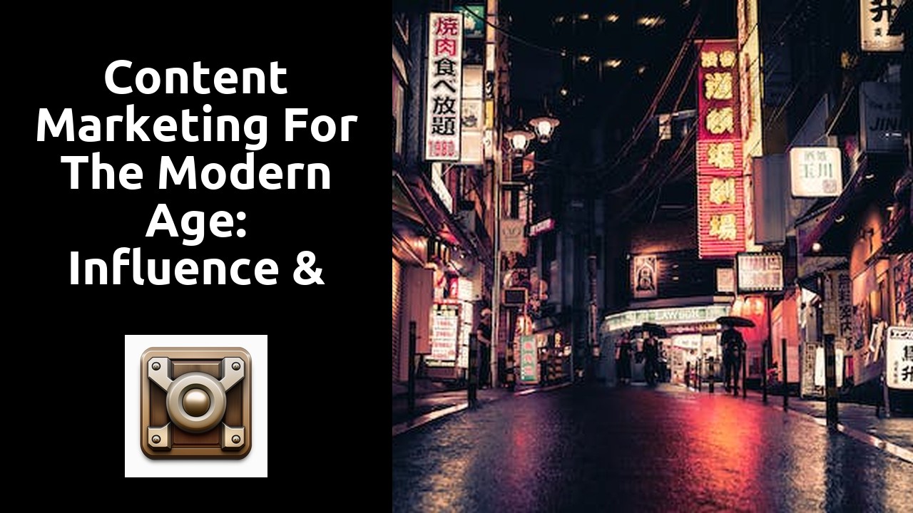 Content Marketing for the Modern Age: Influence & Co.'s Premier Consulting Services